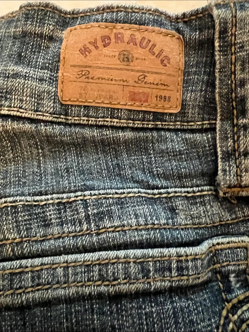 Hydraulic Women's Dark Blue Distressed Bootcut Jeans